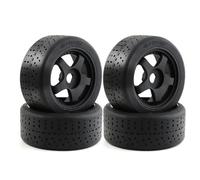 Compatible con Arrma 1/7 por Infracción Delito Grave Piezas De Actualización Coche RC Ilimitadas 4 Uds. Neumático 5 Radios 100x42mm Rueda Hexagonal 17Mm Neumático Coche RC