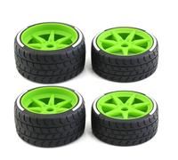 Compatible con Arrma para Felony para FSR para Model GT 1/7 RC Car Upgrade Parts 4 Piezas 102 Mm 108 Mm Neumático Neumático 17 Mm Rueda Hexagonal RC Ruedas Llantas