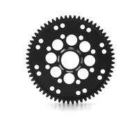 Compatible con ARRMA para Gorgon 1/10 RC Monster Truck Car Upgrade Parts Accesorios Acero Metal 32P 61T Engranaje Recto Engranaje Principal ARA311100 RC Accesorio
