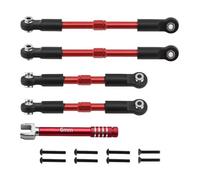 Compatible con ARRMA para Gorgon para VORTEKS 2WD Fury Mega 550 1/10 RC Piezas De Coche Tensores Metal Camber Enlaces Toe Set RC Coches Piezas