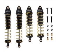 Compatible con Arrma para Granite Big para Rock 4X4 para BLX 1/10 RC Car Upgrade Parts 4 Piezas De Metal Amortiguador Delantero Y Trasero Accesorios RC