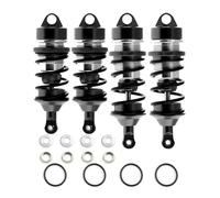 Compatible con ARRMA para Limitless para INFRACCIÓN para DELITO Grave 1/7 RC Accesorios para Coche Piezas Amortiguadores Metálicos Delanteros Y Traseros RC Mejoras Maquetas