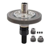 Compatible Con Arrma Para Senton Para Granite 1/10 RC Piezas Actualización De Coche Accesorios 91T Engranaje Recto Embrague Deslizante 21T 19T 17T Conjunto De Engranajes Accesorios coches RC(Black)