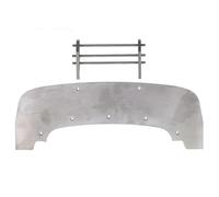 Compatible con ARRMA por Delito Grave Infracción Piezas Coche Control Remoto Ilimitado 1/7 Metal Protección Chasis Placa Deslizante Parachoques Delantero Maquetas