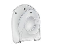 Compatible con asiento de inodoro de doble capa for adultos, tapa de entrenamiento for ir al baño for niños de doble propósito, adaptador for inodoro.(O-shaped)