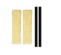 Compatible Con Aspiradora De Ventanas Karcher, WV2 WV5, Paño De Mopa Lavable, Trapos De Limpieza De Vidrio, Tira De Goma, Piezas De Repuesto(280mm A)