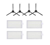 Compatible con aspiradora robótica, filtro HEPA principal y cepillo lateral de repuesto for modelos V3, V3s, V5, V5s y X5.(Orange)