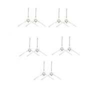 Compatible con Aspiradora Robótica HEPA con filtro de Cepillo Lateral serie Tefal Rowenta Explorer 20 40 50 75 RR7387wh RG7687/RR7687WH(Light yellow)