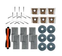 Compatible con aspiradora Xiaomi Mijia M30S D103CN, filtro HEPA, mopa, bolsas for polvo, repuestos, rodillo, cepillo lateral, repuesto(Set16)