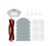 Compatible con aspiradora Xiaomi S20 / D106 E12 E10 B112 Accesorios de repuesto Cepillo lateral principal Mopa Paño Filtro Piezas(Lavender)