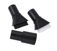Compatible con aspiradoras Karcher Wd 2 3 4 5 Premium en húmedo y seco, kit de cepillo de succión que incluye adaptador de 32 a 35 mm para tapicería y alfombrillas de coche (negro y blanco)