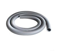 Compatible con aspiradoras Midea y Karcher de 32 mm de longitud de diámetro interior, tubo de manguera flexible gris para una eliminación eficiente del polvo del hogar