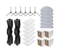 Compatible con aspiradoras MiWhole M9 Lite, Lydsto R1 Edge y Roidmi Eve Rook, cepillo lateral principal, paño de fregona, filtro, bolsa for polvo, accesorio.(Set 4)