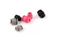 Compatible con ATG AV Bola de amortiguación Bola de Goma de Alta Elasticidad antivibración de Doble Cabeza Compatible con RC FPV PTZ 4 unids/Lote (Color : Silver Small 90g)