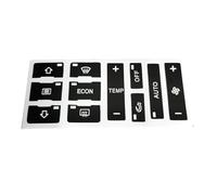 Compatible con Audi A2/A3 8L Kit de reparación de botones de aire acondicionado, pegatinas de coche feas y descoloridas, pegatinas de reparación de botones de interruptor de control de aire acondicion