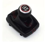 Compatible Con Audi A4 B6 B7 2000-2008 Manual 5 6 Velocidades Palanca Cambio Marchas Automóvil Pomo De Palanca Con Cubierta A Prueba De Polvo(5 Speed-Red 01)