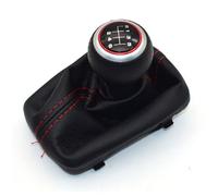 Compatible Con Audi A4 B6 B7 2000-2008 Manual 5 6 Velocidades Palanca Cambio Marchas Automóvil Pomo De Palanca Con Cubierta A Prueba De Polvo(6 Speed-Red 01)