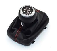 Compatible Con Audi A4 B6 B7 2000-2008 Manual 5 6 Velocidades Palanca Cambio Marchas Automóvil Pomo De Palanca Con Cubierta A Prueba De Polvo(5 Speed-silver-02)