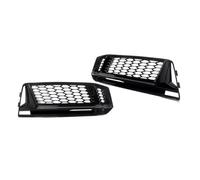 Compatible con Audi A4 B9 S-Line S4 2016-2018 par de parrilla de luz antiniebla delantera estilo panal negro