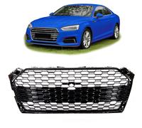 Compatible con Audi A5 F5 Parilla de Panal Negra Brillante Sin S5 RS5
