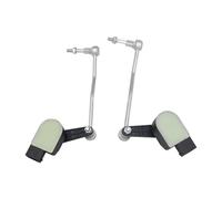 Compatible con Audi A8 Quattro S8 2004-2010 Sensor de nivel de suspensión delantera izquierda + derecha 4E0941285E 4E0941285F 4E0941286E 4E0941286F