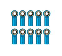 Compatible Con Axial Para SCX10 D90 1/10 Coche Trepador De Control Remoto, Piezas De Mejora De Modelo, Accesorios, 10 Uds., Varilla De Enlace M3, Junta Esférica CCW Accesorios coches RC(Blue)