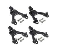 Compatible con Axial para SCX10 II para 90046 para 90047 1/10 Piezas Upgrade Coche Crawler RC 4pcs Soporte Torre Amortiguación Aluminio Delantero Trasero RC Coches Piezas