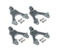 Compatible con Axial para SCX10 II para 90046 para 90047 1/10 Piezas Upgrade Coche Crawler RC 4pcs Soporte Torre Amortiguación Aluminio Delantero Trasero RC Coches Piezas
