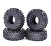 Compatible con Axial SCX10 para Canyon para Trail para Traxxas TRX4 TRX6 Neumáticos De Goma para Rocas De 120MM Y 1,9 Pulgadas, Piezas De Mejora para Orugas De Roca RC 1:10 Neumáticos Coche RC