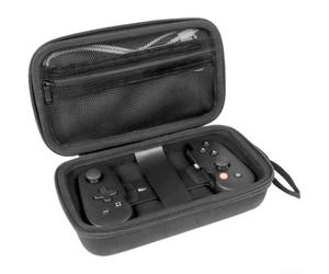 Compatible con Backbone Pro de 1ª 2ª generación para mando móvil de juegos de Eva resistente, bolsa de almacenamiento rígida portátil con bolsillo de red para accesorios, color negro