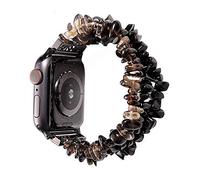 Compatible con banda Apple Watch 45 mm 41 mm 38 mm 420 mm 42 mm 44 mm Pulsera para iWatch 7/6/5/4/3/2/1 Reemplazo de correa de piedra natural hecha a mano de mujeres 7/6/5/4/1/3/2/1/SE Series