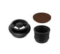 Compatible con Baratza Encore, molinillo de granos de café, tolva de dosis única y fuelle for molinillo de café Baratza, contenedor de granos, herramientas de limpieza(Wooden cover)