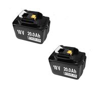 Compatible Con Batería De Litio De Repuesto Makita, 20Ah/, 18V BL1830B BL1850B BL1850 BL1840 BL1860 BL1815(18V 20Ah 2pcs)