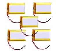 Compatible con batería de polímero de litio de 3,7 V, 10000 mAh, 1260110, batería externa for bricolaje, GPS, gran capacidad, recargable.(5 pcs)