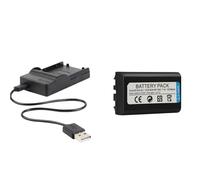 Compatible con batería Nikon EN-EL1 con Cargador for 4300 5400 8700 500 775 880 885 990 995 1650 mAh(1PCS with Charger)