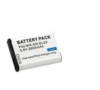 Compatible con batería Nikon EN-EL23 con Cargador de Doble Ranura for B700 P600 P610 P610S P900 P900S S810C 2650 mAh(4 Battery)