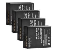 Compatible con batería Olympus BLH-1 y Cargador USB Dual LED, 7,4 V 2000 mAh for cámara E-M1 Mark II(4battery)