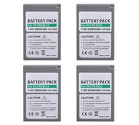 Compatible con batería Olympus BLS-50 y Cargador Doble for cámaras OM-5, E-M5 III, E-M10, E-PL9 y E-PL10.(4 Batteries)