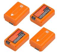 Compatible con batería Sony NP-FW50 con Cargador Doble LED for ZV-E10 A7 A7R A7RII A7II A7SII A7S a6300 a6400 a6500 RX10(4 Batteries)