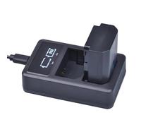 Compatible con batería Sony NP-FZ100 de 2280 mAh con LED, Cargador USB Dual for BC-QZ1, a9, a7R III, a7 III, A6600(1 Battery 1 Charger)