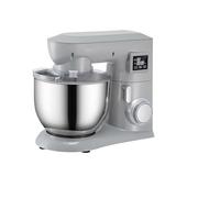 Compatible con batidora de pie 5 en 1, cabezal inclinable, eléctrica multifuncional, 6 velocidades, temporizador pantalla, tazón acero inoxidable 7.4(450W)