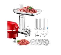 Compatible con batidora de pie KitchenAid, accesorios for picadora de carne, accesorio metálico for picadora de alimentos, accesorio for embutidor de salchichas