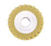 Compatible con batidoras de pie KitchenAid, engranaje helicoidal de repuesto y juego de cepillo de motor (4 piezas)