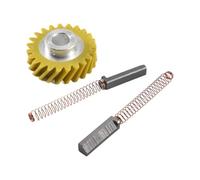 Compatible con batidoras de pie KitchenAid, engranaje helicoidal de repuesto y kit de cepillo de motor