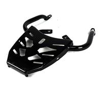 Compatible con Benelli BN302 BN302S para BJ302GS Portaequipajes trasero de motocicleta de 100 libras de capacidad, soporte de carga resistente con recubrimiento en polvo negro con reposabrazos