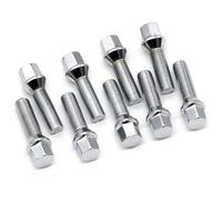 Compatible Con Benz 10 Uds Pernos De Rueda De Coche Tuerca De Rueda 14X1,25 12X1,5 Tornillos De Fijación De Pernos De Tornillo De Neumático De Cubo De Rueda Tornillos De Rueda(50MM 12X1.5)