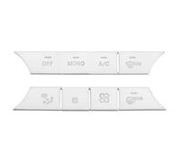 Compatible con Benz CE para LS para GLK Clase W204 W212 Consola Coche Aire Acondicionado Botones Volumen Lentejuelas Cubierta Pegatinas Accesorios Embellecedores Pegatinas Botón Coche(Mono)