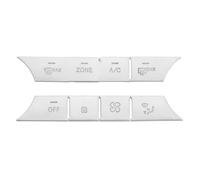 Compatible con Benz CE para LS para GLK Clase W204 W212 Consola Coche Aire Acondicionado Botones Volumen Lentejuelas Cubierta Pegatinas Accesorios Embellecedores Pegatinas Botón Coche(Zone)