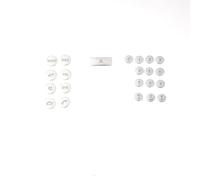 Compatible con Benz Clase C W204 GLK X204 2020. 1 botón de Panel de CD para Aire Acondicionado de Coche, Marco Adhesivo Decorativo Plateado (Botones de CD).