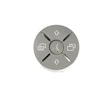 Compatible Con Benz Clase ML W164 2009 2010 2011 2012 Botón De Control De Voz Para Volante De Coche 1648700558 1648700658 Botones Control Volante(Gray Left)